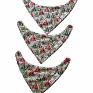 Trio de bavoirs bandanas